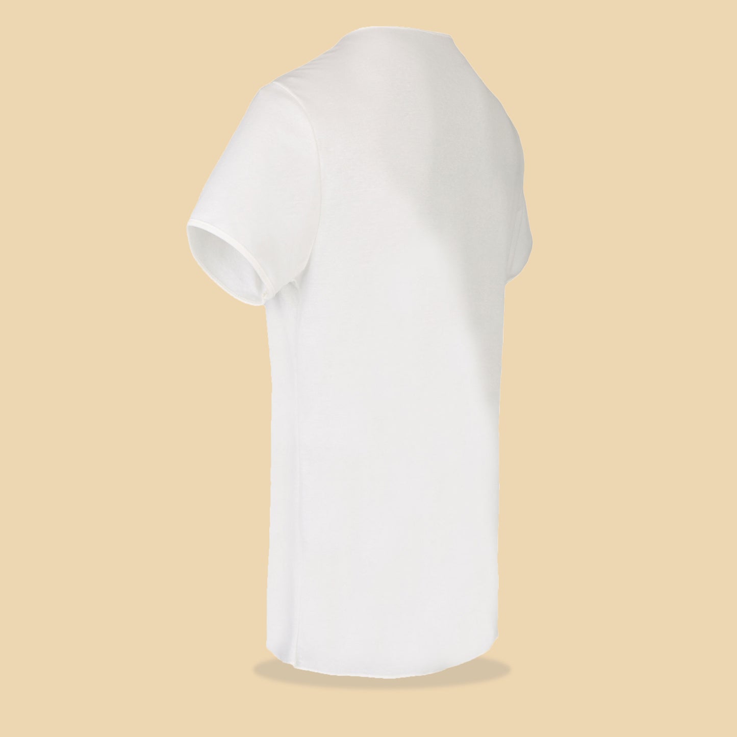 Durchbräunendes T-Shirt V-Ausschnitt