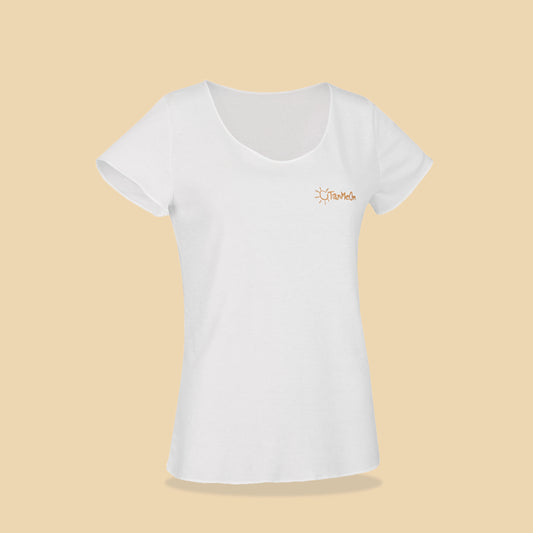 Durchbräunendes Damen T-Shirt